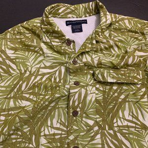Exofficio Vented Shirt Leaves Plants Fishing Large